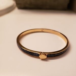 Kate Spade Blue Glitter Enamel Bracelet